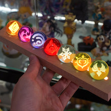 Load image into Gallery viewer, Genshin Impact Visions Exotic Crystal Lamp Set