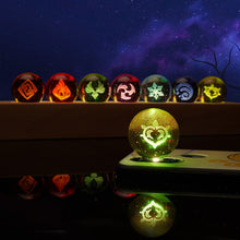 Load image into Gallery viewer, Genshin Impact Visions Exotic Crystal Lamp Set
