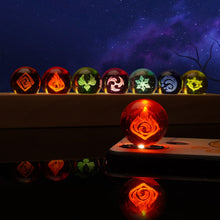 Load image into Gallery viewer, Genshin Impact Visions Exotic Crystal Lamp Set