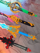 Load image into Gallery viewer, Genshin Impact Swords (Pixel Edition Building Blocks)