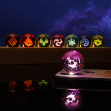 Load image into Gallery viewer, Genshin Impact Visions Exotic Crystal Lamp Set