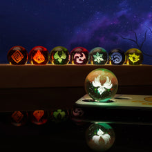 Load image into Gallery viewer, Genshin Impact Visions Exotic Crystal Lamp Set