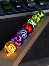 Load image into Gallery viewer, Genshin Impact Visions Exotic Crystal Lamp Set