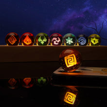 Load image into Gallery viewer, Genshin Impact Visions Exotic Crystal Lamp Set