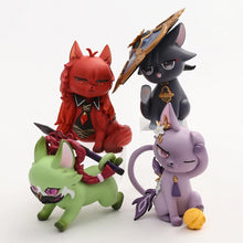 Load image into Gallery viewer, Genshin Impact Kitten edition figures