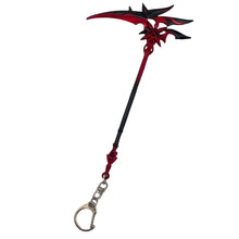 Load image into Gallery viewer, Genshin Impact Arlecchino's Crimson Moon's Semblance Keychains