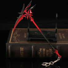 Load image into Gallery viewer, Genshin Impact Arlecchino's Crimson Moon's Semblance Keychains