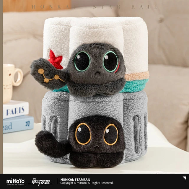 Peluche Di Blade (Honkai: Star Rail) A Forma Di Gatto! Morbido E Carino, 14 Pollici (circa 35 Cm). Regalo Perfetto Per Fan.
