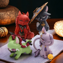 Load image into Gallery viewer, Genshin Impact Kitten edition figures