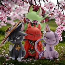 Load image into Gallery viewer, Genshin Impact Kitten edition figures