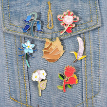 Load image into Gallery viewer, Genshin Impact Flowers of Teyvat Brooches