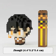 Load image into Gallery viewer, Genshin Impact Pixel DIY Figurines