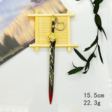 Load image into Gallery viewer, Honkai Star Rail Weapon Keychains