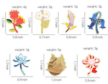 Load image into Gallery viewer, Genshin Impact Flowers of Teyvat Brooches
