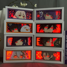 Load image into Gallery viewer, Genshin Impact Lightbox Lamps