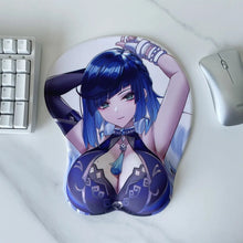 Load image into Gallery viewer, Genshin Impact Mouse Pads with Wrist Rest