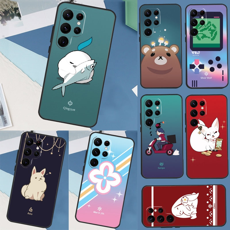 Honkai Star Rail Premium Cases Samsung S (Set-1) Teyvat Factory Honkai Star Rail Premium Cases Samsung S (Set-1) Teyvat Factory