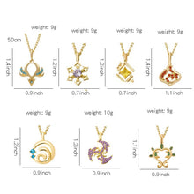 Load image into Gallery viewer, Genshin Impact Vision Pendants (Gem Edition)