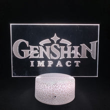 Load image into Gallery viewer, Genshin Impact Character Night Lamps (Set 2)