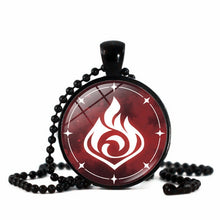 Load image into Gallery viewer, Genshin Impact Vision Pendants (Black Edition)