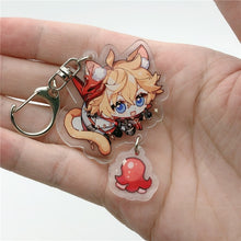Load image into Gallery viewer, Genshin Impact Character Chibi Keychains (Set 1)