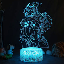 Load image into Gallery viewer, Genshin Impact Character Night Lamps (Set 2)