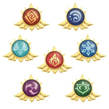 Load image into Gallery viewer, Genshin Impact Vision Badges