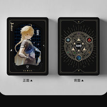 Load image into Gallery viewer, Genshin Impact Playing Cards (Midnight Edition)