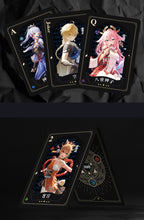 Load image into Gallery viewer, Genshin Impact Playing Cards (Midnight Edition)