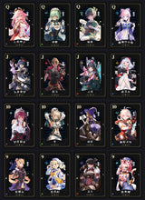 Load image into Gallery viewer, Genshin Impact Playing Cards (Midnight Edition)