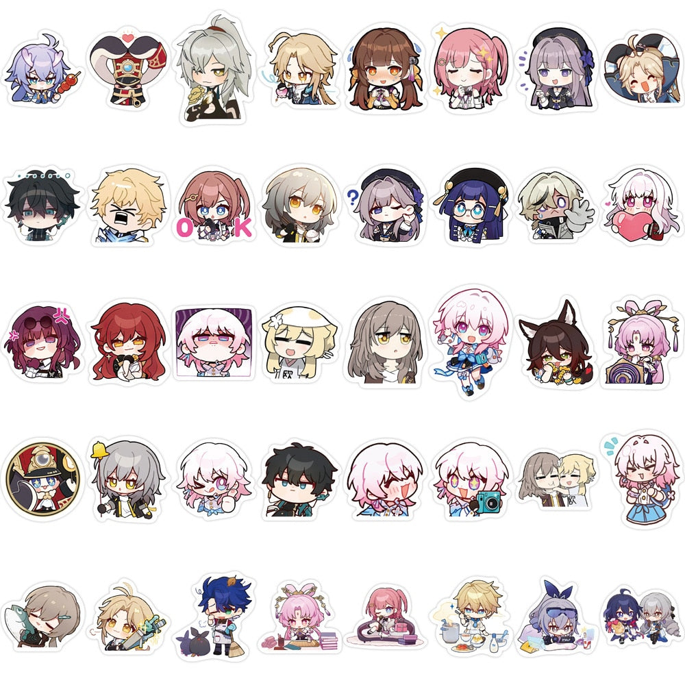 Honkai Star Rail Stickers Set – Teyvat Factory
