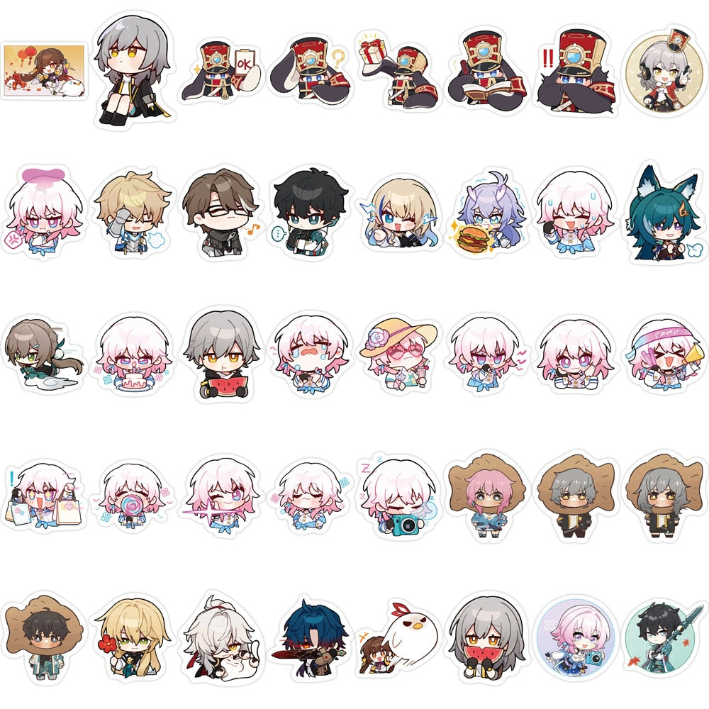 Honkai Star Rail Stickers Set – Teyvat Factory
