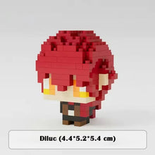 Load image into Gallery viewer, Genshin Pixel  DIY Figurines
