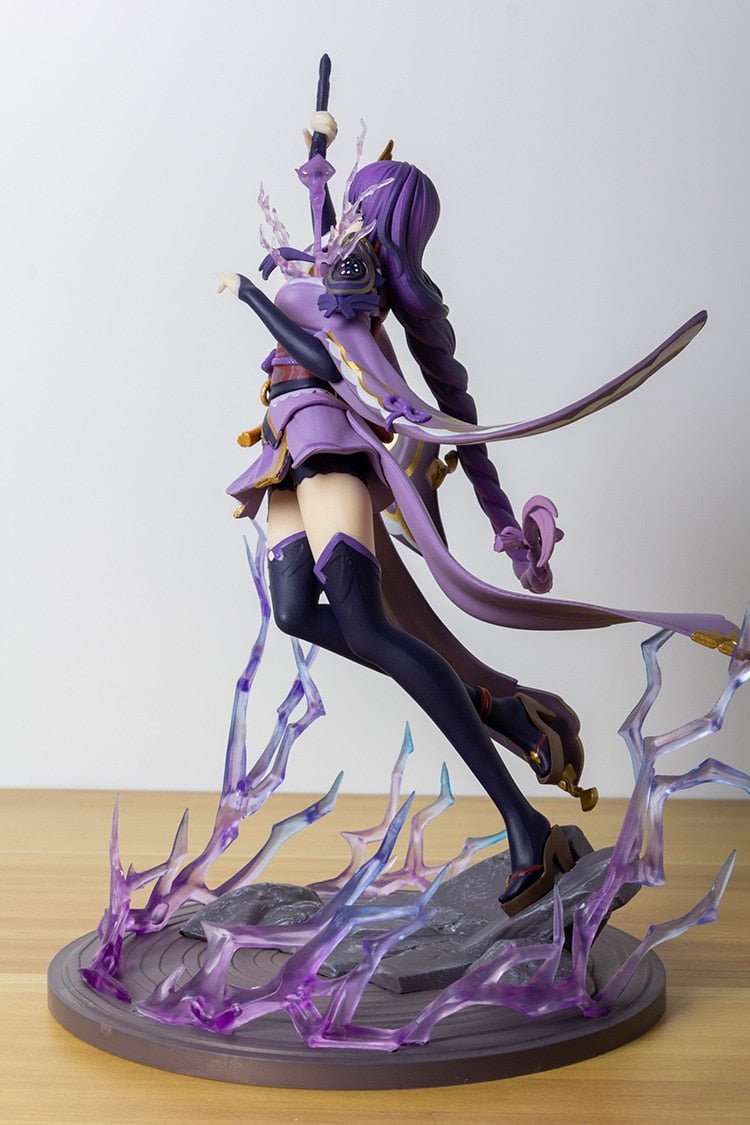 Jiumaocleu Figurine Raiden Ei – Grande taille 33 cm Game Raiden Shogun Action Figure Anime Personnage Figurine à collectionner Décoration de bureau Cadeaux Jiumaocleu Figurine Raiden Ei – Grande taille 33 cm Game Raiden Shogun Action Figure Anime Personnage Figurine à collectionner Décoration de bureau Cadeaux