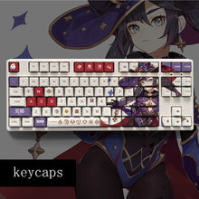 Load image into Gallery viewer, Genshin Mechanical Keyboard Keycaps
