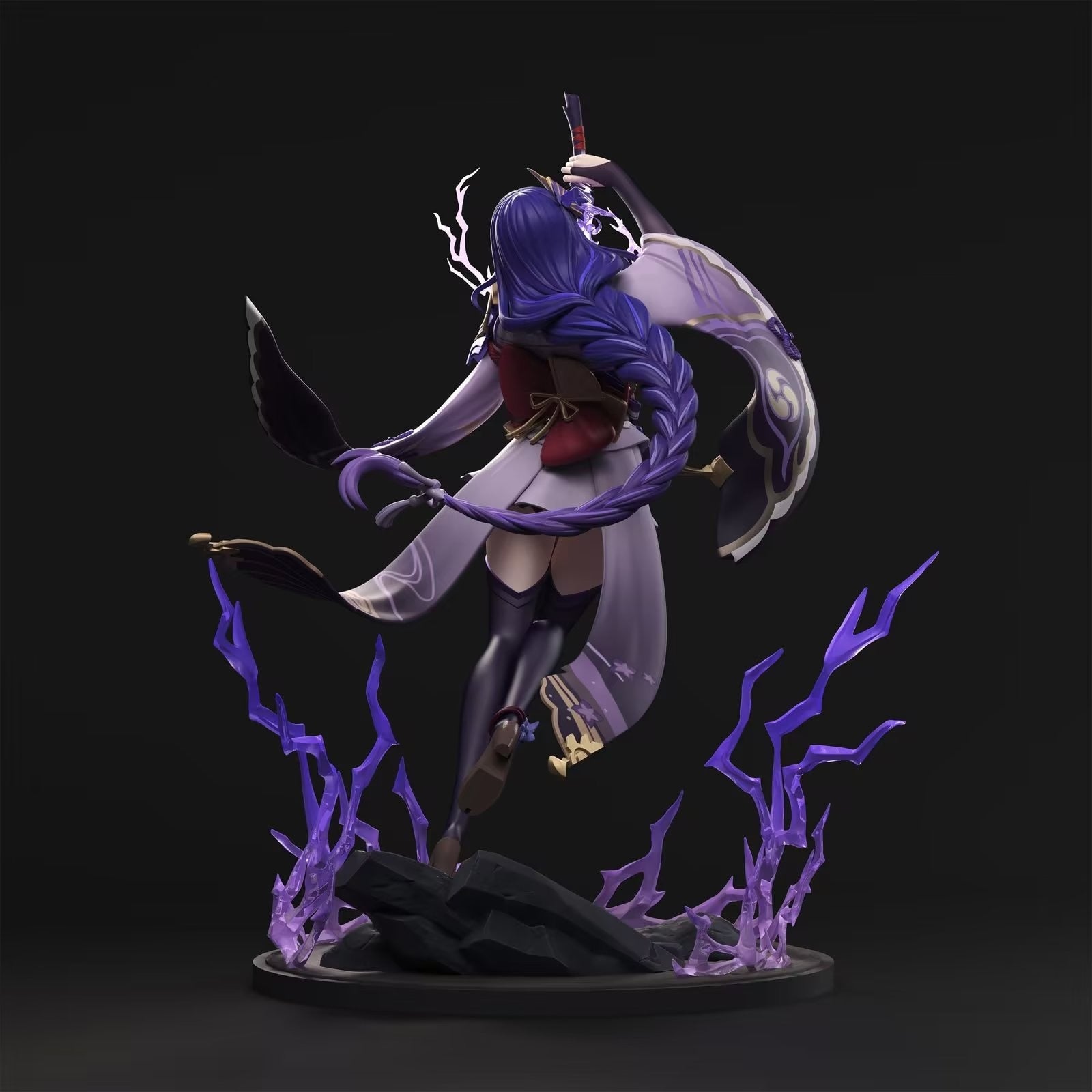 Raiden Shogun Ruber Raiden Shogun Figurines – Teyvat Factory