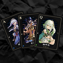 Load image into Gallery viewer, Genshin Playing Cards (Midnight Edition)
